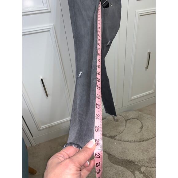 SPANX‎ Women's Distressed Ankle Skinny Jeans Gray Size Small - Picture 7 of 7